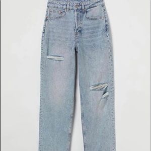 Straight high jeans